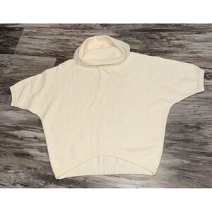 Urban Daizy Brand Women's Sweater Size Small Brecken Cowl Neck Cream